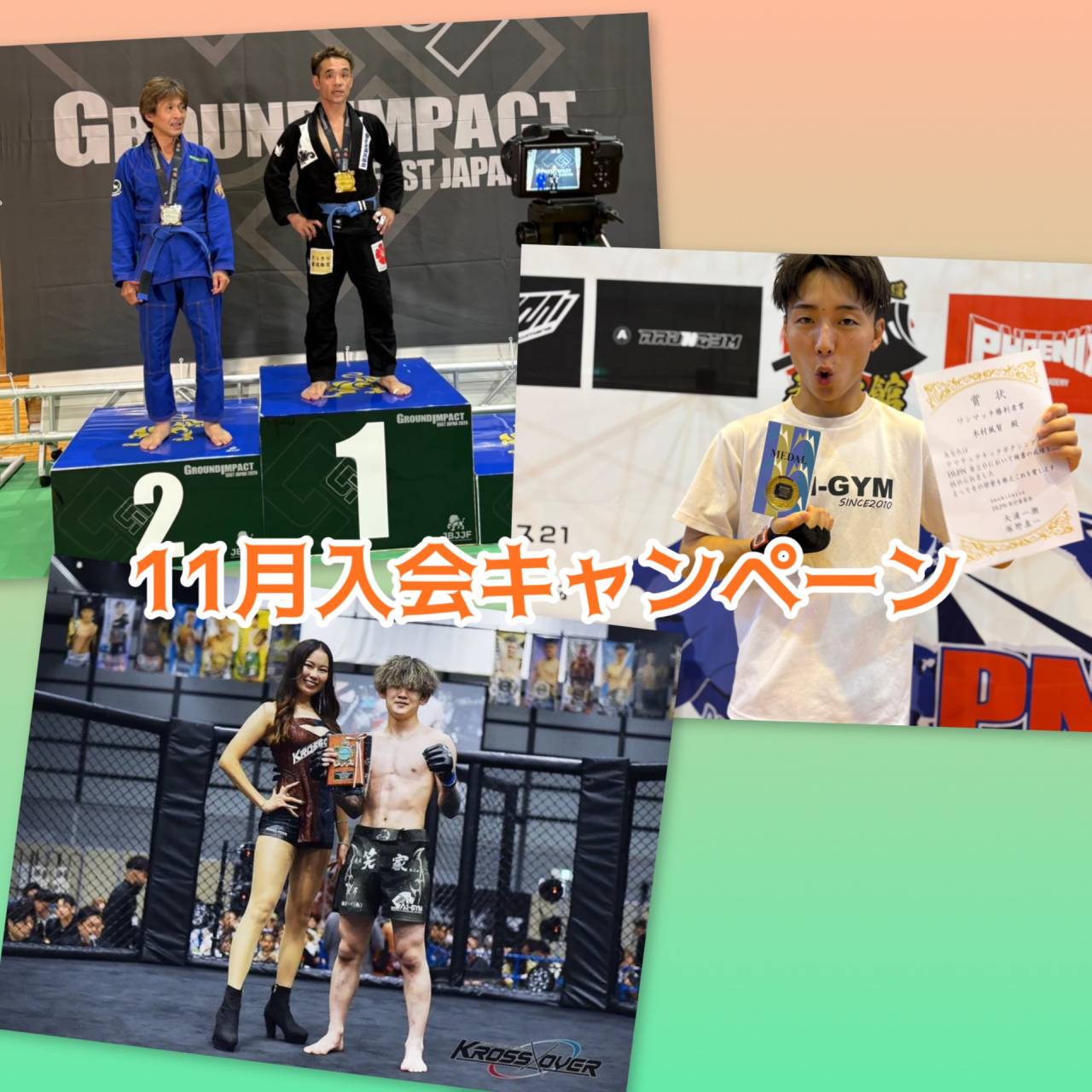  11月入会キャンペーン実施